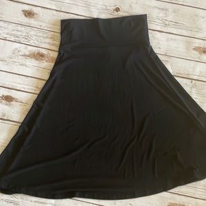 Lularoe black, Comfortable skirt for work, casual night out.